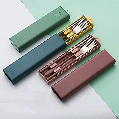 18/8 Korean Portable Royal Rainbow Travel Kitchen Stainless Steel Cutlery Set Chopstick, Black gold/blue/purple/gold/silver/rose gold/rainbow
18/8 Korean Portable Royal Rainbow Travel Kitchen Stainless Steel Cutlery Set Chopstick, Black gold/blue/purple/gold/silver/rose gold/rainbow