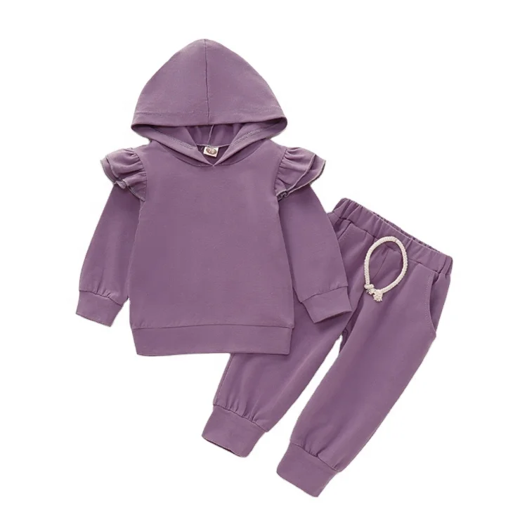 Wholesale custom infant baby girls solid color cotton suit flying sleeve sweaters trousers two-piece suit for 1-3 years baby, Picture shows
Wholesale custom infant baby girls solid color cotton suit flying sleeve sweaters trousers two-piece suit for 1-3 years baby, Picture shows