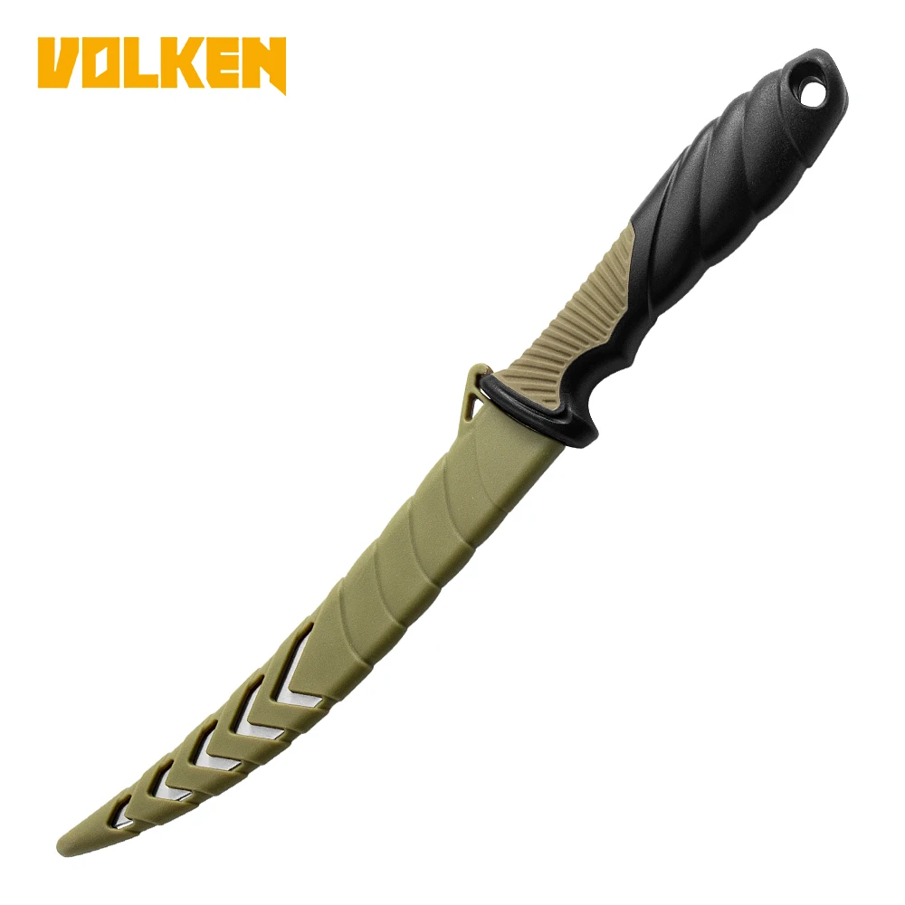 Multi-purpose fishing Knife Outdoor Fishing Gear Camping Stainless Steel Fish Fillet knife Like Plastic Non-slip Handle
Multi-purpose fishing Knife Outdoor Fishing Gear Camping Stainless Steel Fish Fillet knife Like Plastic Non-slip Handle