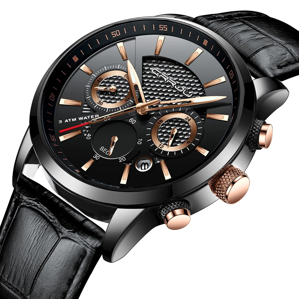 CRRJU 2212 New top brand luxury wrist leather quartz watches men clock relogio masculino
CRRJU 2212 New top brand luxury wrist leather quartz watches men clock relogio masculino