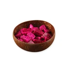 Creative Wholesale Natural Handmade Craft Smoothie Fruit Bowls Spoon Set Logo Organic Coconut Shell Salad Party Bowl