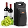 New 9 Piece Wine Travel Bag and Insulated Wine Carrier Tote Carrying Cooler Bag with Handle