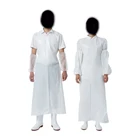 Manufacturer Price Haircut Capes Funny Hair Stylist Makeup Polyester pe Apron Dress For Beauty Salon