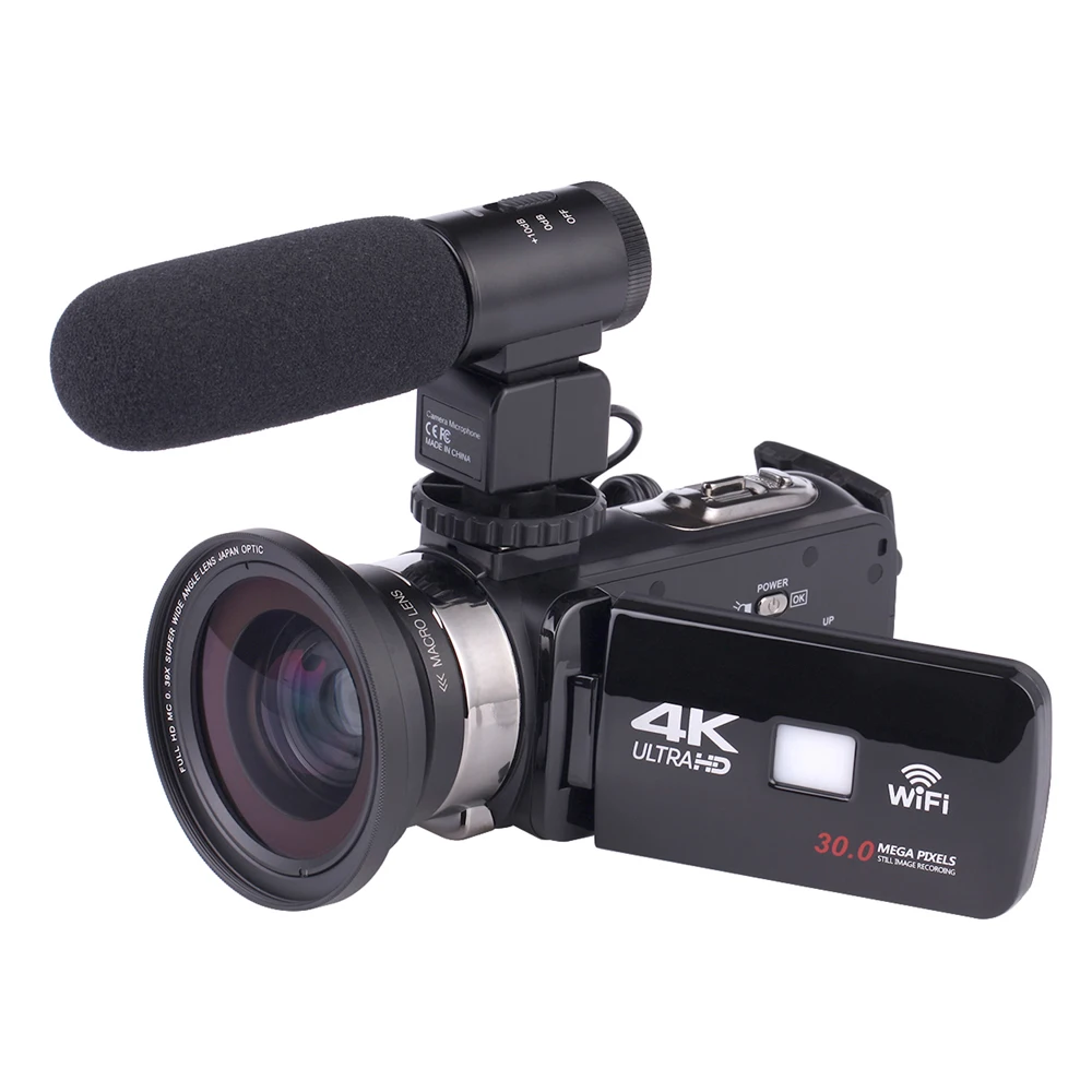Wireless 4K Video Professional Camcorder With 3 Inch Touch Screen 48MP Digital Cameras Recorder Night Version
Wireless 4K Video Professional Camcorder With 3 Inch Touch Screen 48MP Digital Cameras Recorder Night Version