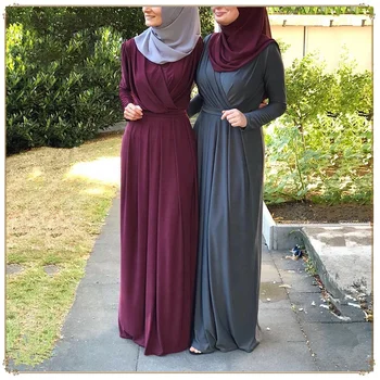 Lwsm008 Islamic Clothing Aesthetic Pinch Abaya Muslim Women Turkish