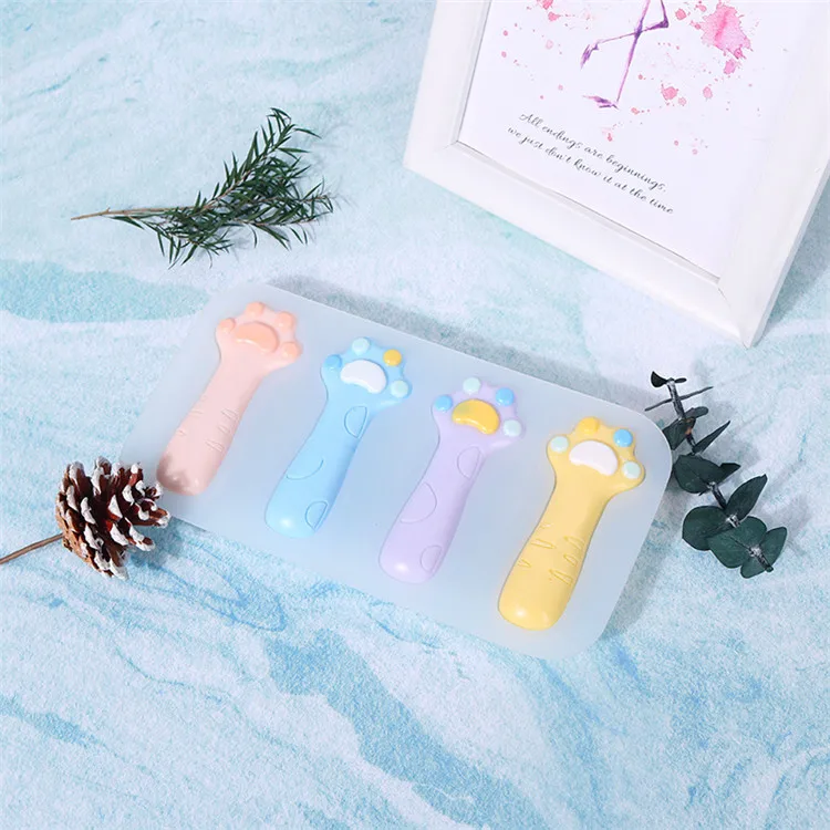 4 Cavities DIY Cute Home Decoration Jewelry Epoxy Mould Cat Claw Stick Silicon Resin Molds
4 Cavities DIY Cute Home Decoration Jewelry Epoxy Mould Cat Claw Stick Silicon Resin Molds