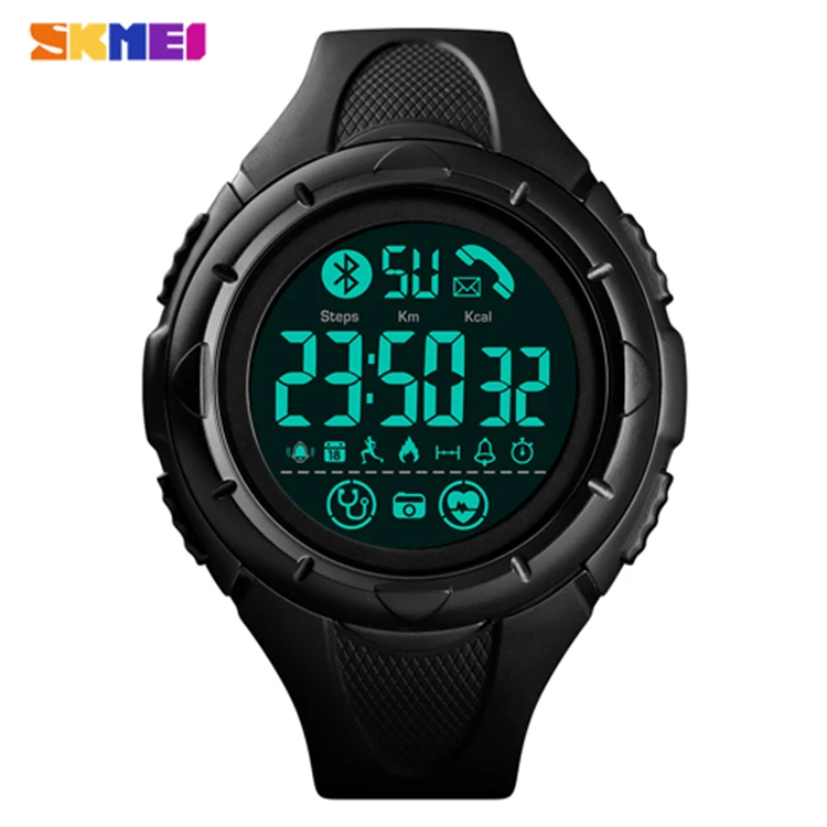SKMEI 1542 Digital Men Wristwatch Heart Rate Smart Clock Fitness Pedometer Calories Waterproof Male Watch
SKMEI 1542 Digital Men Wristwatch Heart Rate Smart Clock Fitness Pedometer Calories Waterproof Male Watch