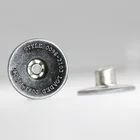 Wholesale cheap metal button for jeans denim with shank button