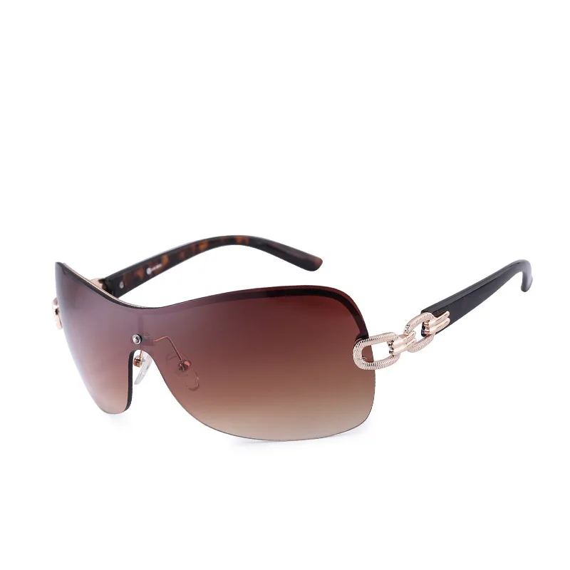 Vintage rimless big frame sun glasses shades with chain custom logo fashion sunglasses women
Vintage rimless big frame sun glasses shades with chain custom logo fashion sunglasses women