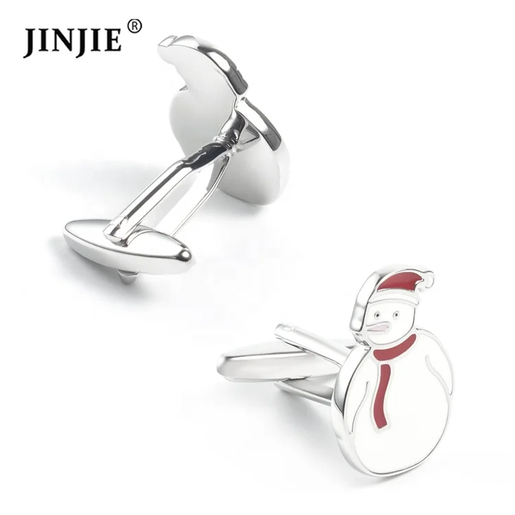 Wholesale premium novelty personalized silver luxury custom snowmen gift cufflinks for mens shirts, Silver plated
Wholesale premium novelty personalized silver luxury custom snowmen gift cufflinks for mens shirts, Silver plated
