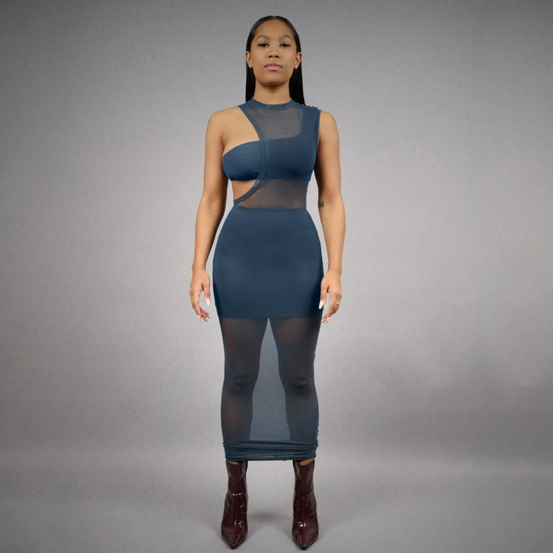 QX3086 sexy sheer long dress women clothing summer 2021
QX3086 sexy sheer long dress women clothing summer 2021