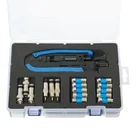 Crimping Tool Set /Compression Tool kit and Cable Stripper for RG59 RG6
