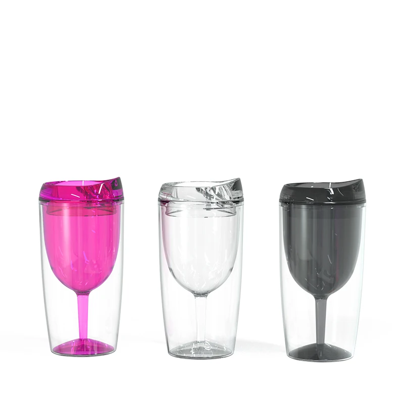 9oz New Classic Plastic Wine Glass Shape Reusable Coffee Tumbler for Promotion, Customized colors acceptable
9oz New Classic Plastic Wine Glass Shape Reusable Coffee Tumbler for Promotion, Customized colors acceptable