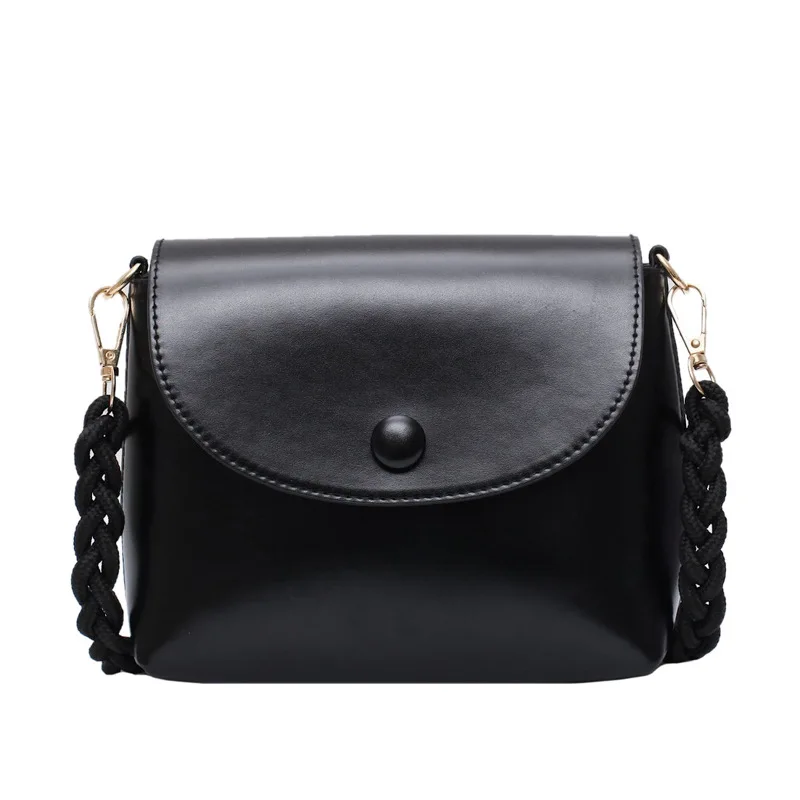 Sewing thread and postman and Solid color style PU material young women's handbag Messenger bag
Sewing thread and postman and Solid color style PU material young women's handbag Messenger bag