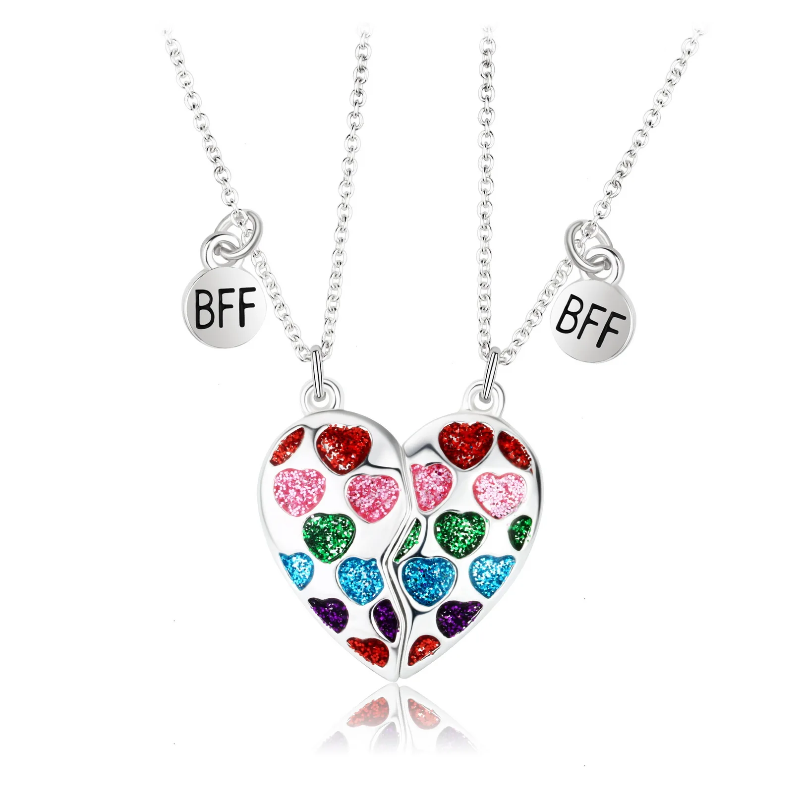 Multi colored necklace Magnet heart in heart Pendant cross chain Necklace jewelry best friend necklaces for 2 fine jewelry
Multi colored necklace Magnet heart in heart Pendant cross chain Necklace jewelry best friend necklaces for 2 fine jewelry