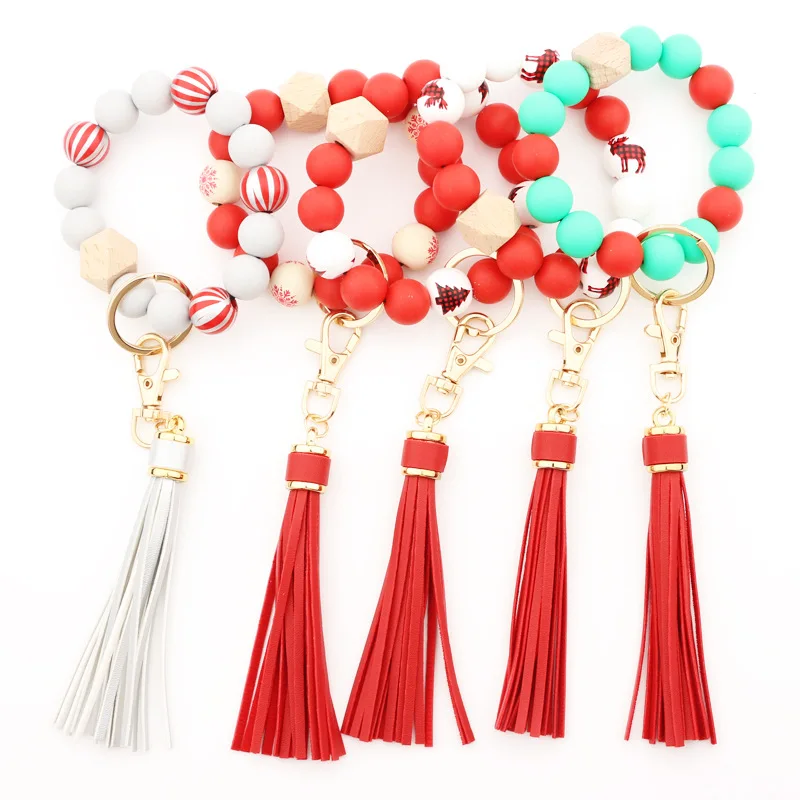 Christmas New Silicone Bead Bracelet Cross-border Exclusively for Wooden Bead Bracelet Christmas Gift Silicone Bead Bracelet, Colorful
Christmas New Silicone Bead Bracelet Cross-border Exclusively for Wooden Bead Bracelet Christmas Gift Silicone Bead Bracelet, Colorful