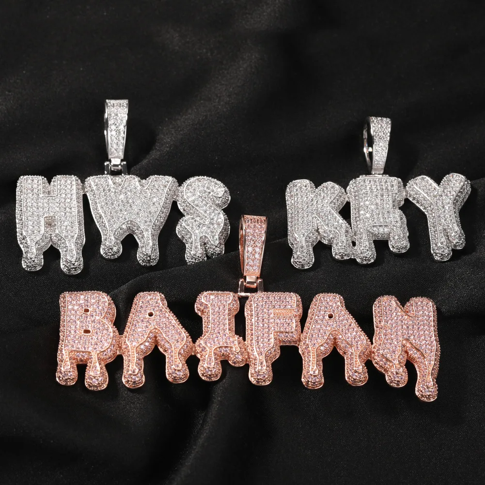 Men Women Gold Silver Color Cubic Zircon Hip Hop Jewelry Gifts Custom Name Necklace 18k Gold Plated 
Men Women Gold Silver Color Cubic Zircon Hip Hop Jewelry Gifts Custom Name Necklace 18k Gold Plated