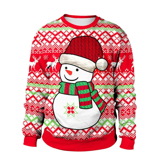 2022 Ugly Christmas Sweater Santa Claus Printed Loose Sweater Men Women Pullover Christmas Novelty Autumn Winter Tops Clothing
2022 Ugly Christmas Sweater Santa Claus Printed Loose Sweater Men Women Pullover Christmas Novelty Autumn Winter Tops Clothing