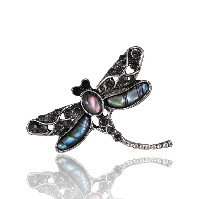 Unisex Alloy Shell Rhinestone Crystal Dragonfly Women Pins Creative Brooches Jewelry Wholesale, Silver
Unisex Alloy Shell Rhinestone Crystal Dragonfly Women Pins Creative Brooches Jewelry Wholesale, Silver