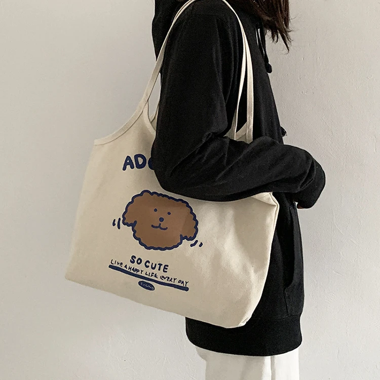 YASEN 2022 New Cartoon Animal Printed Women Canvas Bag Customize LOGO Fashion Students Cotton Shoulder Shopping Tote Bag
YASEN 2022 New Cartoon Animal Printed Women Canvas Bag Customize LOGO Fashion Students Cotton Shoulder Shopping Tote Bag