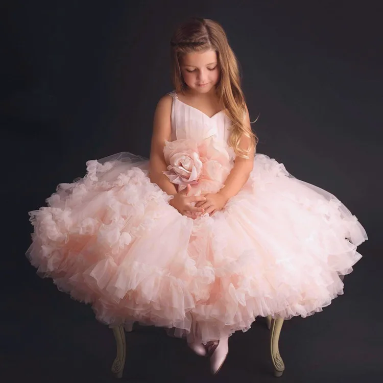 New Flower Girls Dresses For Wedding Ball Gown Girls birthday tutu Dress Performance Dress WG1533, Pink
New Flower Girls Dresses For Wedding Ball Gown Girls birthday tutu Dress Performance Dress WG1533, Pink