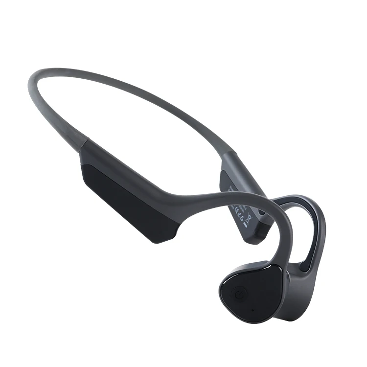 180mAh Pro 9 Bone Conduction Earphone Vibration Earbone Headphone Audifonos Ear Mic Bone Conducting Headset, Gray
180mAh Pro 9 Bone Conduction Earphone Vibration Earbone Headphone Audifonos Ear Mic Bone Conducting Headset, Gray