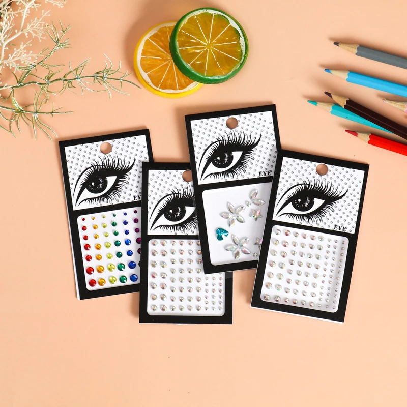 2021 Christmas Halloween Makeup Face Sticker Eco-friendly Face Crystal Sticker Rhinestone Body Temporary Tattoo Sticker, Rhinestone diamond, colroful
2021 Christmas Halloween Makeup Face Sticker Eco-friendly Face Crystal Sticker Rhinestone Body Temporary Tattoo Sticker, Rhinestone diamond, colroful