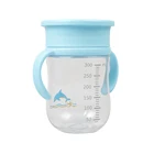 Transparent Grade Transparent Baby Drinking Bottle With Dual Handles And Made Of Food Grade Tritan