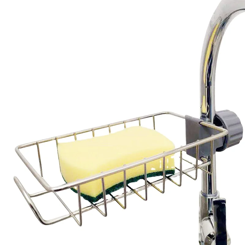Stainless Steel Faucet Storage Rack Adjustable Sink Rag Sponge Drain Rack Kitchen Bathroom Soap Storage Rack #Zer, Grey
Stainless Steel Faucet Storage Rack Adjustable Sink Rag Sponge Drain Rack Kitchen Bathroom Soap Storage Rack #Zer, Grey
