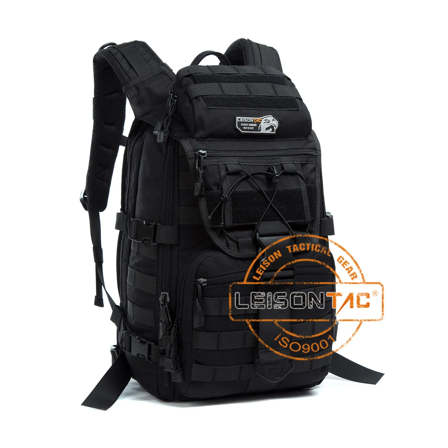 500D waterproof Nylon Tactical Outdoor Backpack large Capacity with ISO standard for tactical hiking outdoor travel