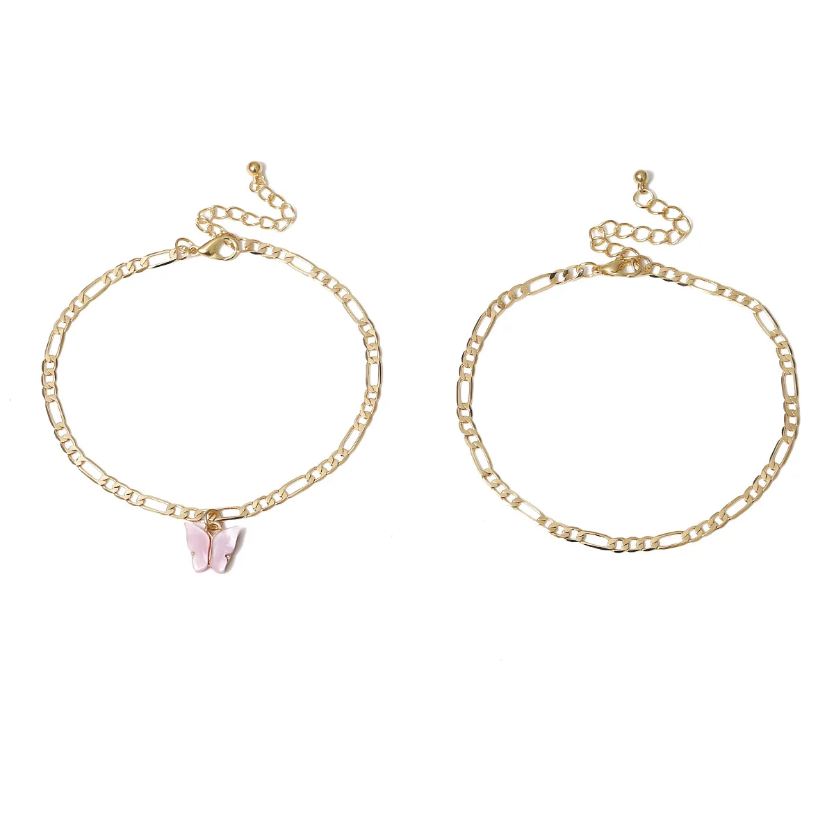 Bohemian Foot Jewelry Cute Double Layered Butterfly Anklets Gold Color Chain Butterfly Ankle Bracelet For Girls
Bohemian Foot Jewelry Cute Double Layered Butterfly Anklets Gold Color Chain Butterfly Ankle Bracelet For Girls