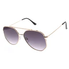 Free Sample China Factory Wholesale Double Bridge Brand Design Fashion Sunglasses Women