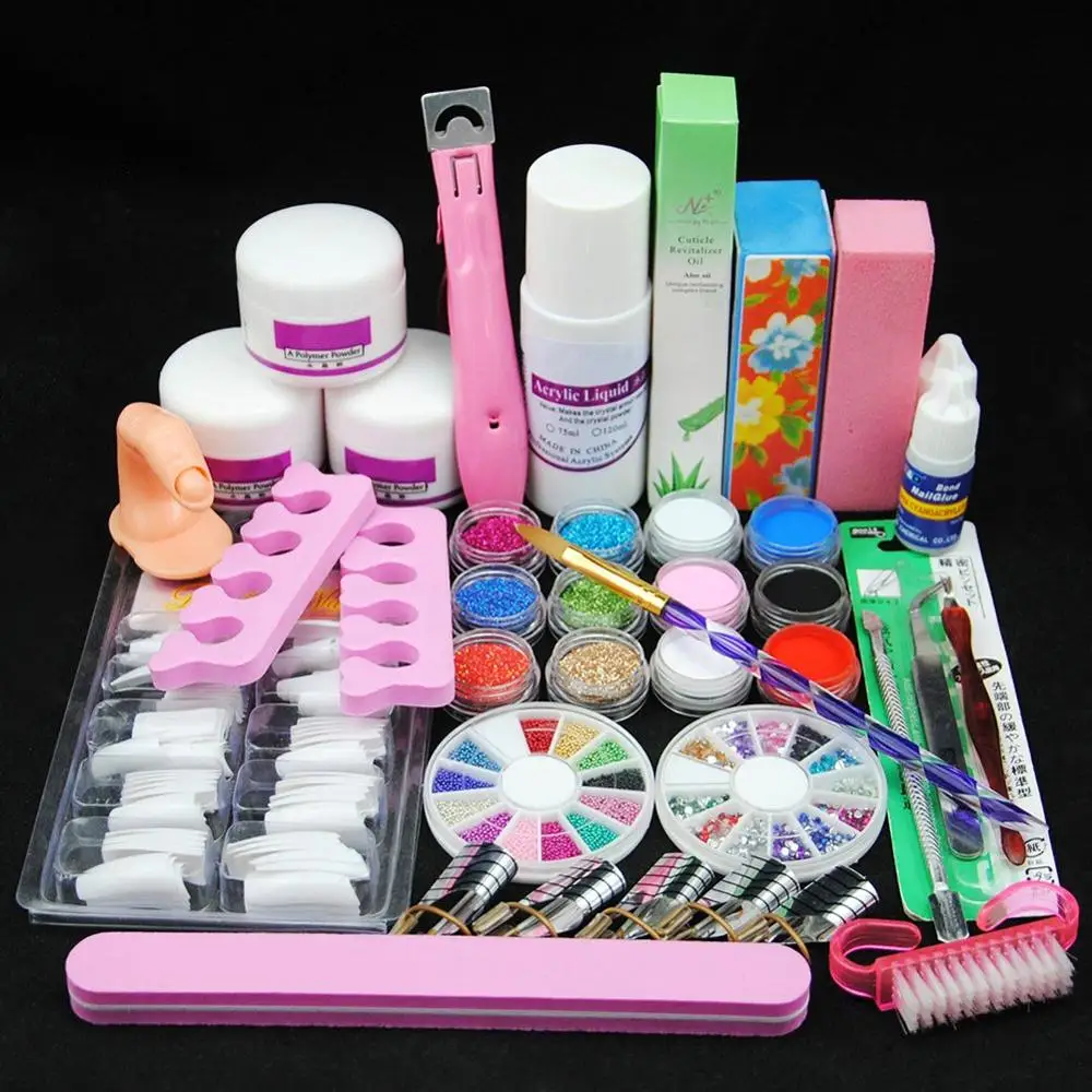 3D Acrylic Powder Shiny Glitter Nail Art Decoration Acrylic Nail Kits For Nail shop and Home Using
3D Acrylic Powder Shiny Glitter Nail Art Decoration Acrylic Nail Kits For Nail shop and Home Using