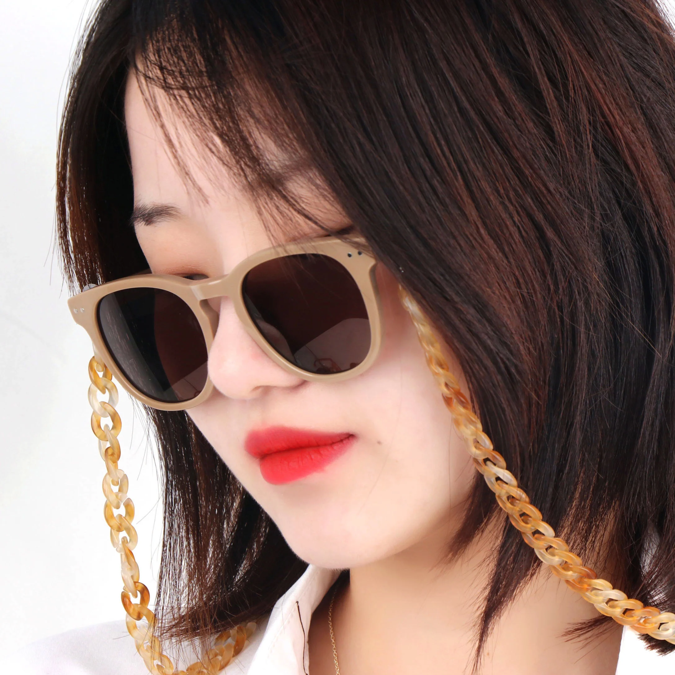 2021 New Acrylic Sunglasses Chain Anti-slip Reading Glasses Strap Neck Holder Eyewear Mask Cords Accessories Chains for Women
2021 New Acrylic Sunglasses Chain Anti-slip Reading Glasses Strap Neck Holder Eyewear Mask Cords Accessories Chains for Women
