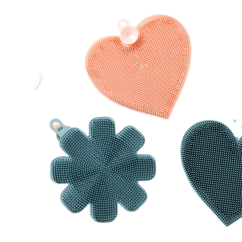 Silicone Double Sided Cleaning Brush Pad Multi-function Dish Sponges Kitchen Cleaning Tool
Silicone Double Sided Cleaning Brush Pad Multi-function Dish Sponges Kitchen Cleaning Tool