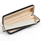 24 Holes Harmonica 24 Harmonica 24 Holes New Products 24 Holes Tremolo Harmonica In Leather Box