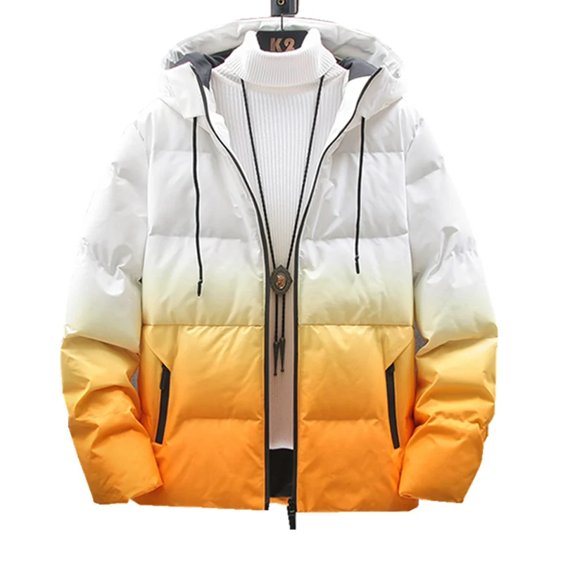New 2019 men's casual cotton coat jacket plus velvet thick warm bread coat gradient down cotton coat
New 2019 men's casual cotton coat jacket plus velvet thick warm bread coat gradient down cotton coat