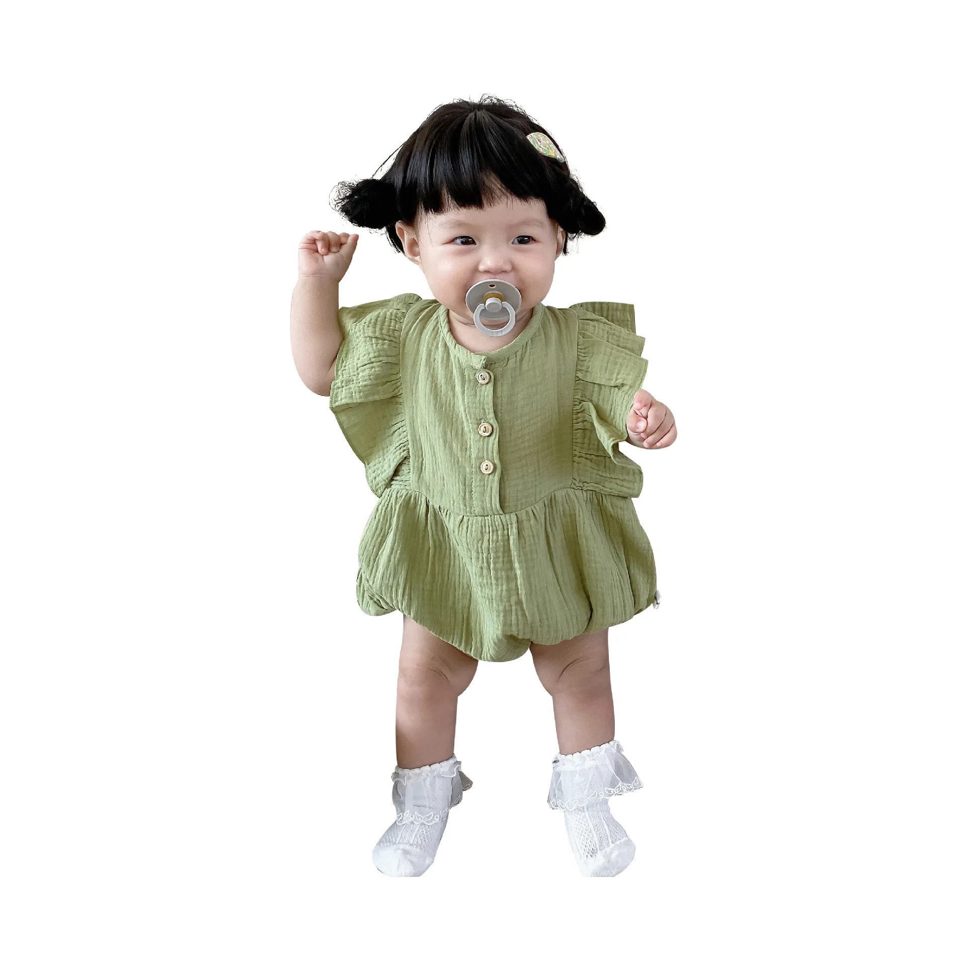 New design Onesie baby clothes set girl summer clothes girls cotton Climbing suit Solid color Travel Service
New design Onesie baby clothes set girl summer clothes girls cotton Climbing suit Solid color Travel Service