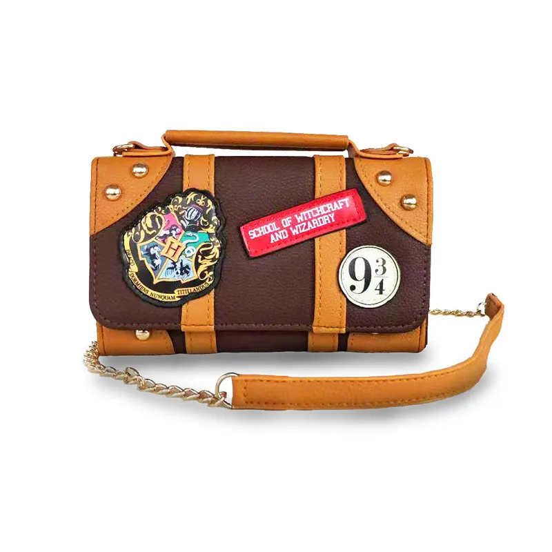 Cosplay Pu Leather School Hogwarts of Witchcraft and Wizardry Hogwarts Woman Sling Harry Potter Bag, Customizable 
Cosplay Pu Leather School Hogwarts of Witchcraft and Wizardry Hogwarts Woman Sling Harry Potter Bag, Customizable