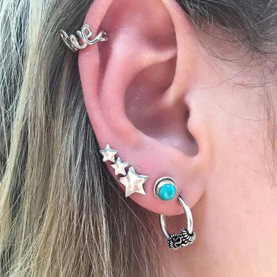 Bohemian Earring Jewelry Set Star Designer Earring Clips on Ear Antique Silver Emerald Small Hoop Earrings for Cartilage, Photo
Bohemian Earring Jewelry Set Star Designer Earring Clips on Ear Antique Silver Emerald Small Hoop Earrings for Cartilage, Photo
