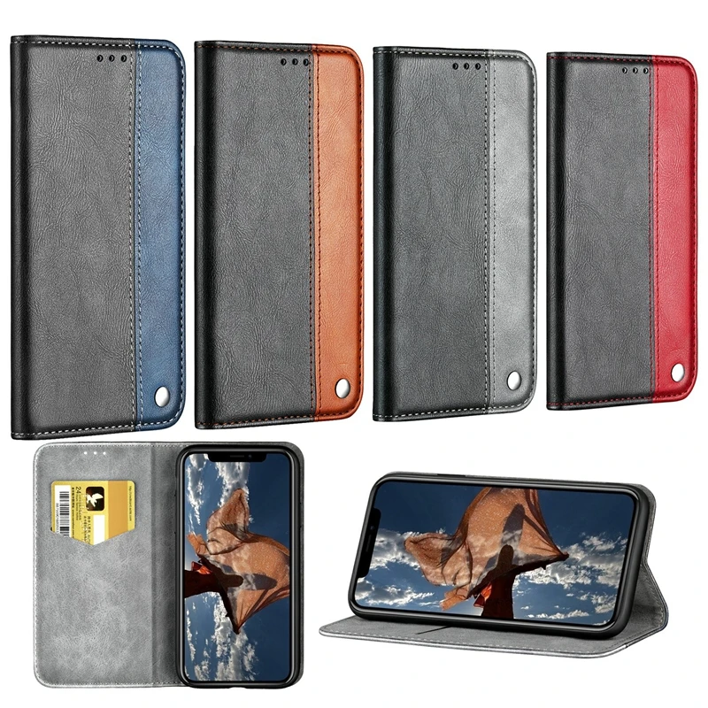 Contrast Color Magnetic Closure Leather Wallet Case For Samsung Galaxy A52 5G A72 A42 A32 A12 S21 Ultra Holder Suck Flip Cover, As picture
Contrast Color Magnetic Closure Leather Wallet Case For Samsung Galaxy A52 5G A72 A42 A32 A12 S21 Ultra Holder Suck Flip Cover, As picture