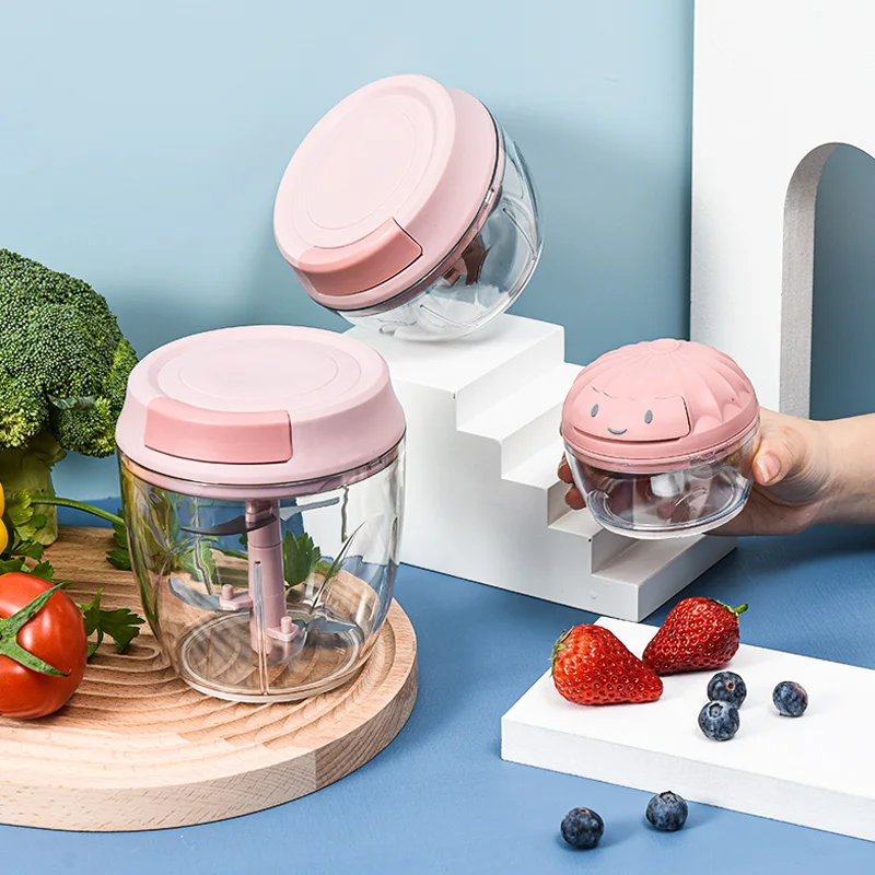 Hand Manual Pull Cord Vegetable Kitchen Accessories Ground meat Eggbeater Mini garlic blender
Hand Manual Pull Cord Vegetable Kitchen Accessories Ground meat Eggbeater Mini garlic blender