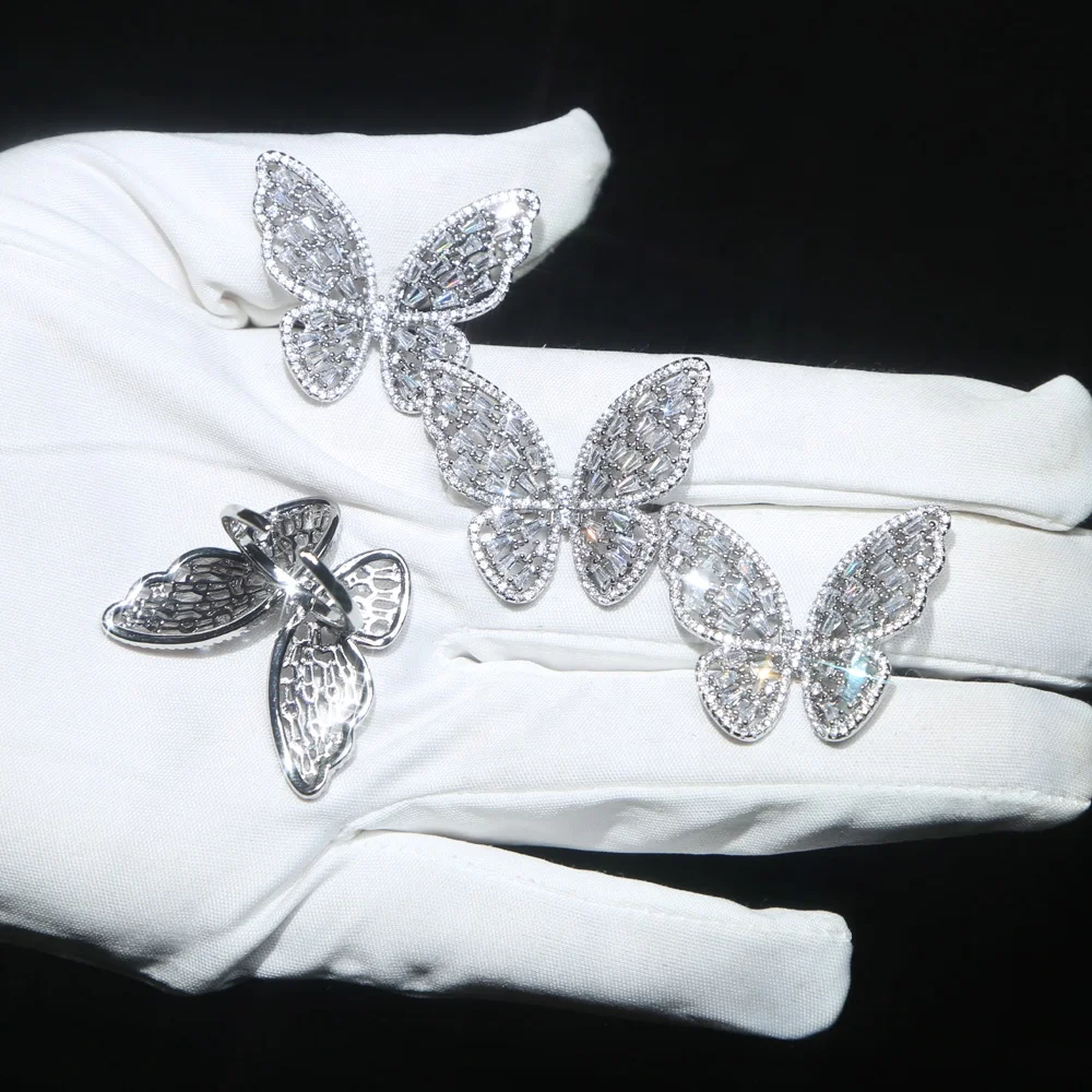 Big Butterfly Colorful Zircon Stone Gold Rings for Women fashion Cocktail Party butterfly ring Jewelry Christmas Gift
Big Butterfly Colorful Zircon Stone Gold Rings for Women fashion Cocktail Party butterfly ring Jewelry Christmas Gift