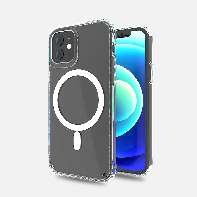 Mag Safing Case With Magnetic Circle Wireless Charging Phone Case For Iphone 12 For Iphone 12 Pro Max Clear Cases, Transparent
Mag Safing Case With Magnetic Circle Wireless Charging Phone Case For Iphone 12 For Iphone 12 Pro Max Clear Cases, Transparent