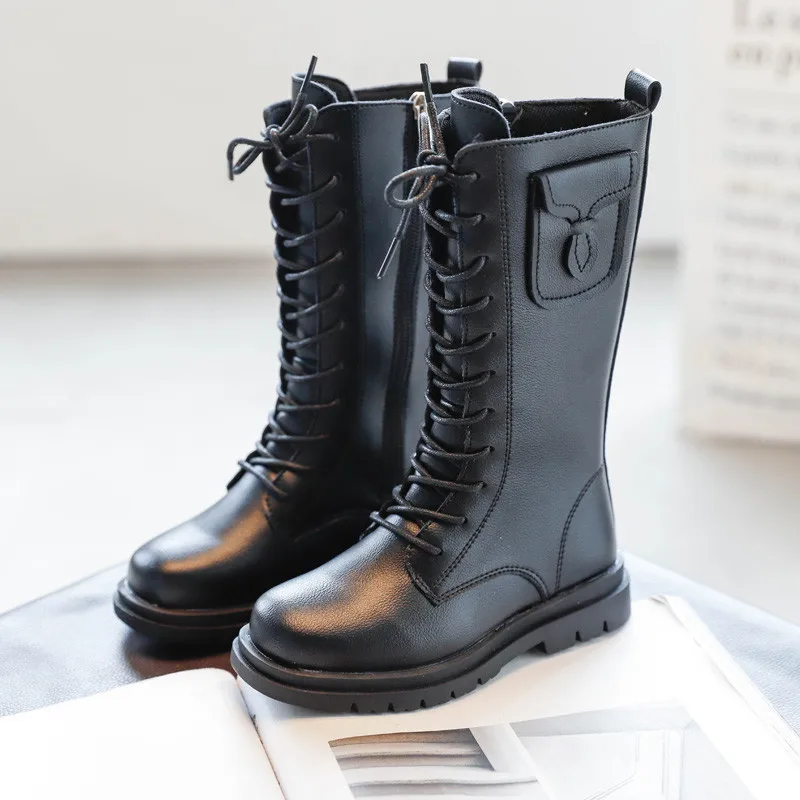 Korean new black fashion versatile stylish winter kids girls children boots 2020 
Korean new black fashion versatile stylish winter kids girls children boots 2020