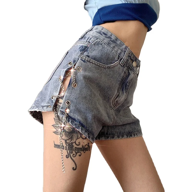 High waist women jeans straight leg hot pants women cheap shorts factory direct sales
High waist women jeans straight leg hot pants women cheap shorts factory direct sales