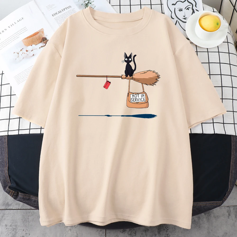 Cute Cat Not In Service Comics Printing Women Cartoons Soft Tshirt Fashion Crewneck Tshirts Vintage Loose T Shirts Couple
Cute Cat Not In Service Comics Printing Women Cartoons Soft Tshirt Fashion Crewneck Tshirts Vintage Loose T Shirts Couple