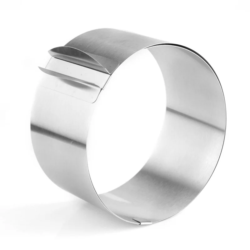 Kitchen Accessories Stainless Steel Mousse Ring 6-Inch 12-Inch Adjustable Cake Baking Mold Retractable Round Cake Mold
Kitchen Accessories Stainless Steel Mousse Ring 6-Inch 12-Inch Adjustable Cake Baking Mold Retractable Round Cake Mold