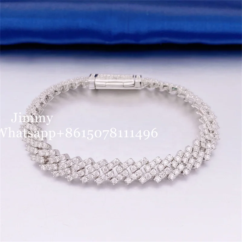 925 Sterling Silver/10k Real Gold Moissanite Jewelry 10mm Moissanite Cuban Bracelet VVS Moissanite Link Cuban Bracelet
925 Sterling Silver/10k Real Gold Moissanite Jewelry 10mm Moissanite Cuban Bracelet VVS Moissanite Link Cuban Bracelet