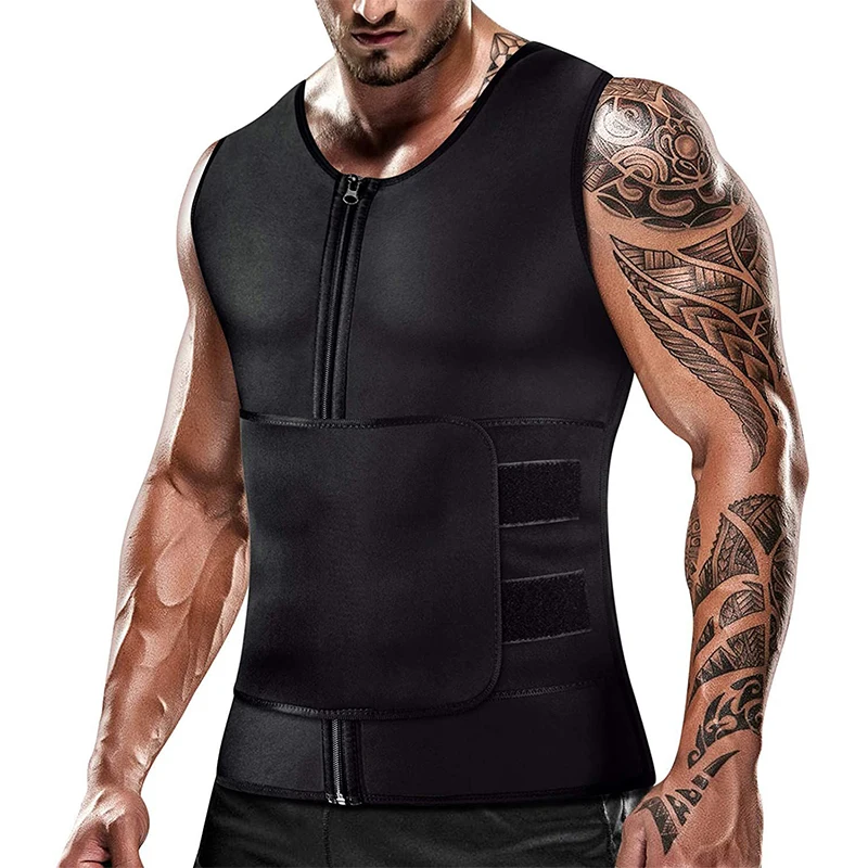 4Xl Zipper Sweat Sauna Double Belt Slim Shaper Chaleco Neopreno Faja Hombre Sauna Neoprene Men Waist Trainer Vest For Weight
4Xl Zipper Sweat Sauna Double Belt Slim Shaper Chaleco Neopreno Faja Hombre Sauna Neoprene Men Waist Trainer Vest For Weight